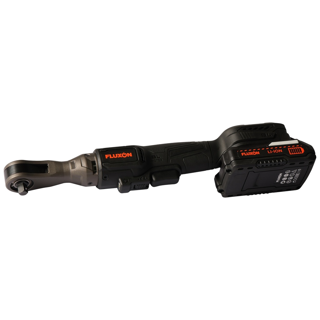 Cordless ratchet wrench 3/8" 100Nm 1x 2.0Ah battery 18V + charger