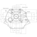 Gasoline engine E-start 9pk shaft size 25,4mm