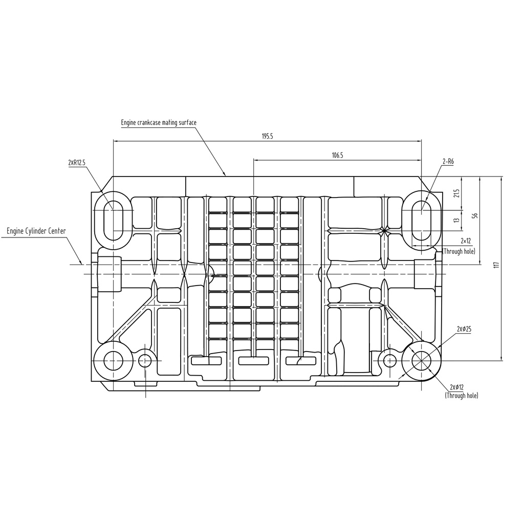 Gasoline engine E-start 9pk shaft size 25,4mm